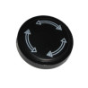 pastille de bouton de chauffage
