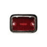Lentille clignotant de côté arrière rouge noir Combi Baywindow à partir de 1973