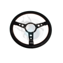 Volant mountney 14 pouces 3 branches noir et noir cuir