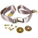Ceinture ventrale grise et chrome Wolfsburgwest