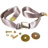 Ceinture ventrale grise et chrome Wolfsburgwest