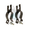 Support flexible rigide de frein trompette