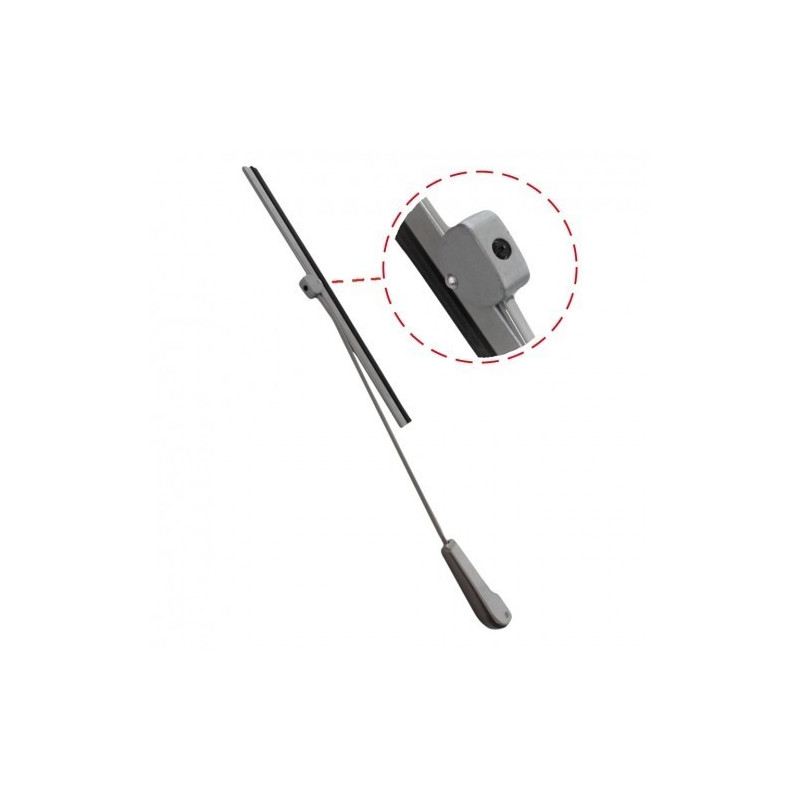 Bras et balai essuie-glace Combi split argent