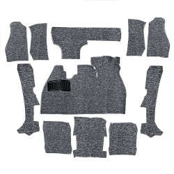 Kit tapis Cox cabriolet GRIS 1973 à 1979