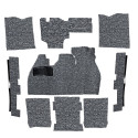 Kit tapis 9 pièces gris VW cox à partir de 1973