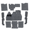 Kit tapis 9 pièces gris VW cox à partir de 1973