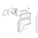 Attache pour coulisseau vitre Baywindow  vw