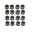 Cache boulons ou écrou chromé 16 pièces 19 mm