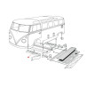 Traverse centrale avant Combi Split Auto Craft