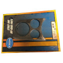 couvre tableau de bord chromé gauche 2 trous 1 trou pour compte-tours diamètre 80mm