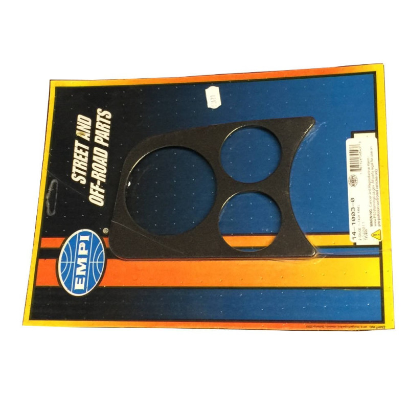 couvre tableau de bord noir gauche 2 trous 1 trou pour compte-tours diamètre 80mm