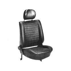 Housses de sièges noire de 1977 à 1979 Qualité supérieure