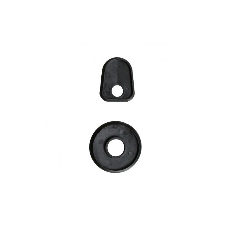 Front hood handle rubber, top and bottom, black