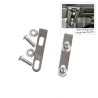 Engine lid hinge mounting plates