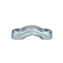 Steering box mounting shackle