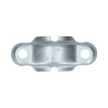 Steering box mounting shackle