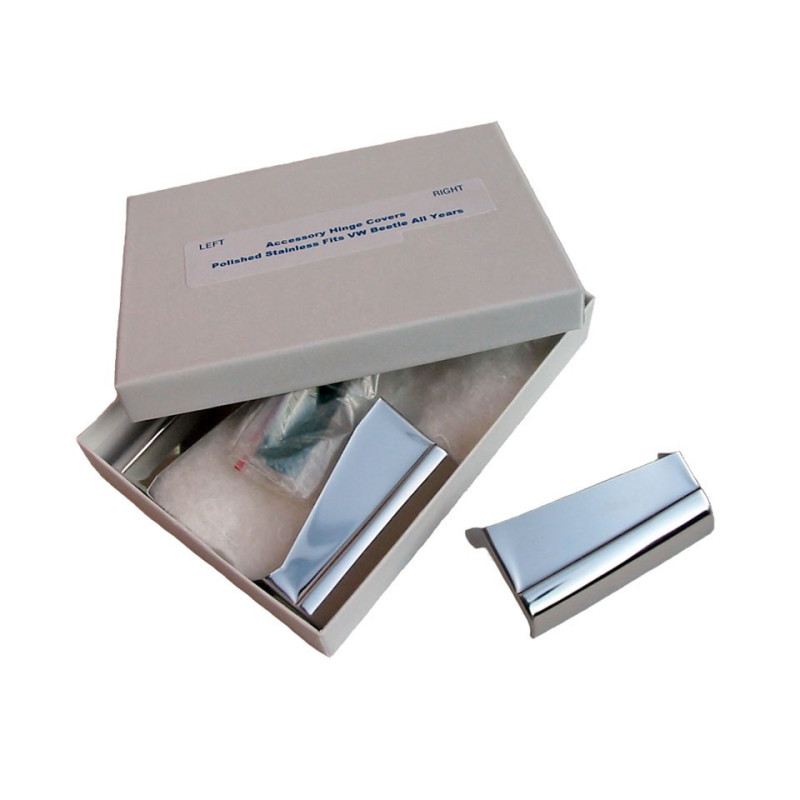 Chrome hinge covers 4pc