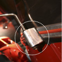Chrome hinge covers 2pc