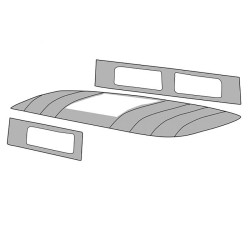 Headlining, vinyl, for sliding roof