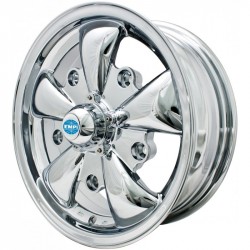 wheel empi 5-spoke 5-lug polished