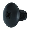 Seat belt plug 7/16" black