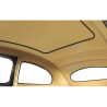 Headlining, cotton beige, for sliding roof