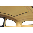 Headlining, cotton beige, for sliding roof