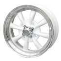 wheel empi 8-spoke 4-lug white