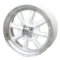 wheel empi 8-spoke 4-lug white