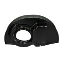Black fan shroud with doghouse