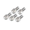 Wheelbolts, chrome, 5 lug, 12 x 1.5, 5 pieces
