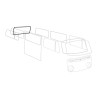 Rear window seal. German quality with preformed corners, each