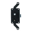 Cargo door large lock mechanism with locking knob