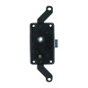 Cargo door large lock mechanism with locking knob