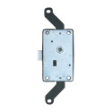 Cargo door large lock mechanism with locking knob