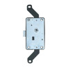 Cargo door large lock mechanism with locking knob