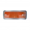 Turnsignal lens left - clear/orange with E-marking