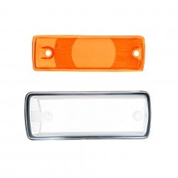 Turnsignal lens right - clear/orange with E-marking