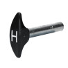 Manette de chauffage noire