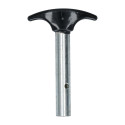 Manette de chauffage noire