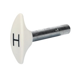 Heater handle white