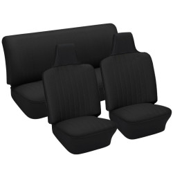 Housses de sièges noire de 1970 à 1972 Qualité supérieure
