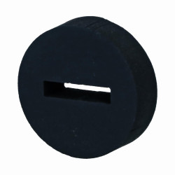 Rubber door check rod