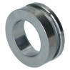 Spacer on spindle for front wheelbearing