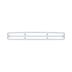 Grille air frais intérieure 1955 à 1967