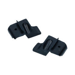 Connection between inner window scraper and outer rear door, as pair, L/R