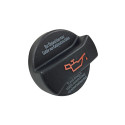 Oil filler cap, black plastic