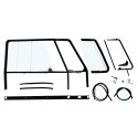 vw combi T1 Cadre de fenêtre de porte droit complet