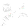 Spring for seat / backrest adjusting