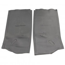 Front rubber seat mats (grey)